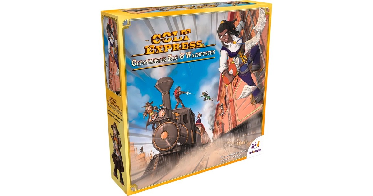 Asmodee Colt Express - Gepanzerter Zug & Wachposten, Brettspiel(Erweiterung)