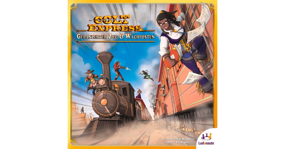 Asmodee Colt Express - Gepanzerter Zug & Wachposten, Brettspiel(Erweiterung)