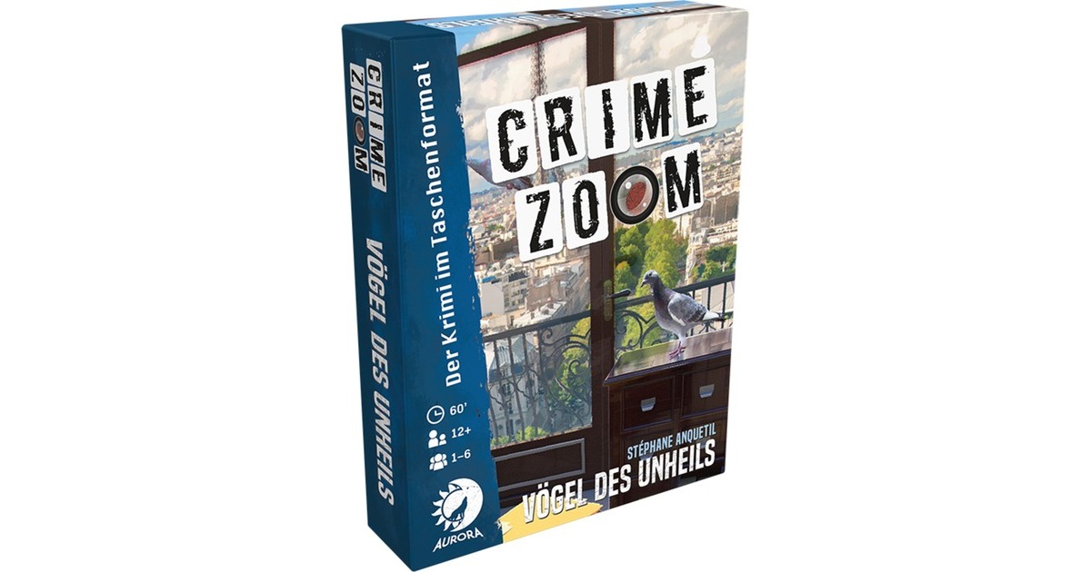 Asmodee Crime Zoom Fall 2: Vögel des Unheils, Kartenspiel