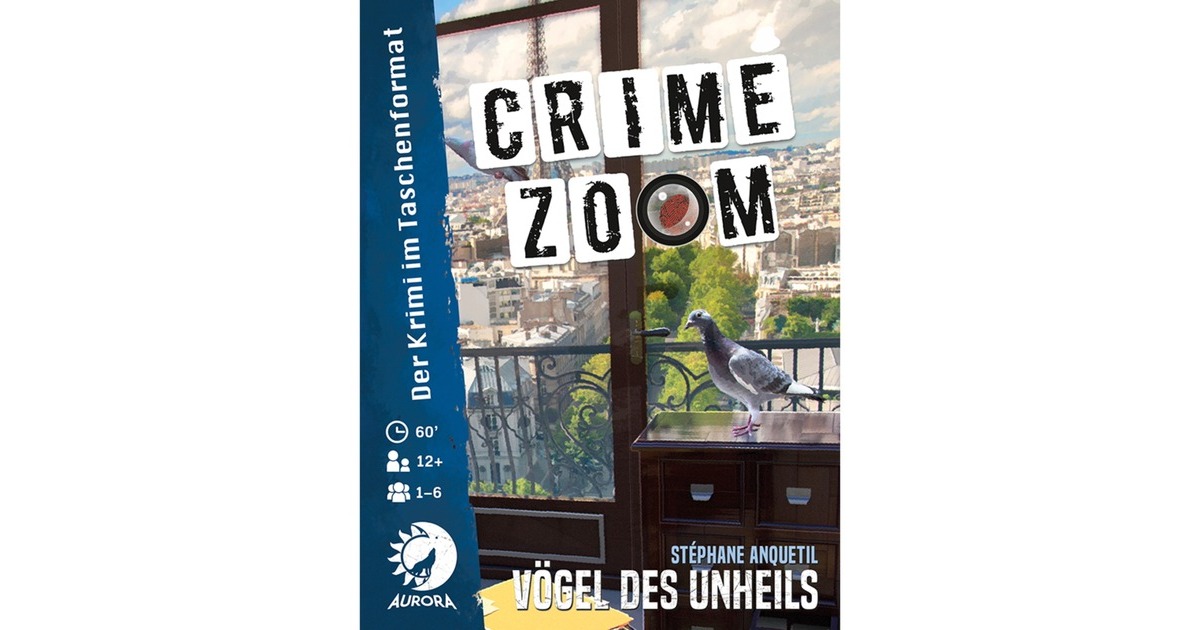 Asmodee Crime Zoom Fall 2: Vögel des Unheils, Kartenspiel