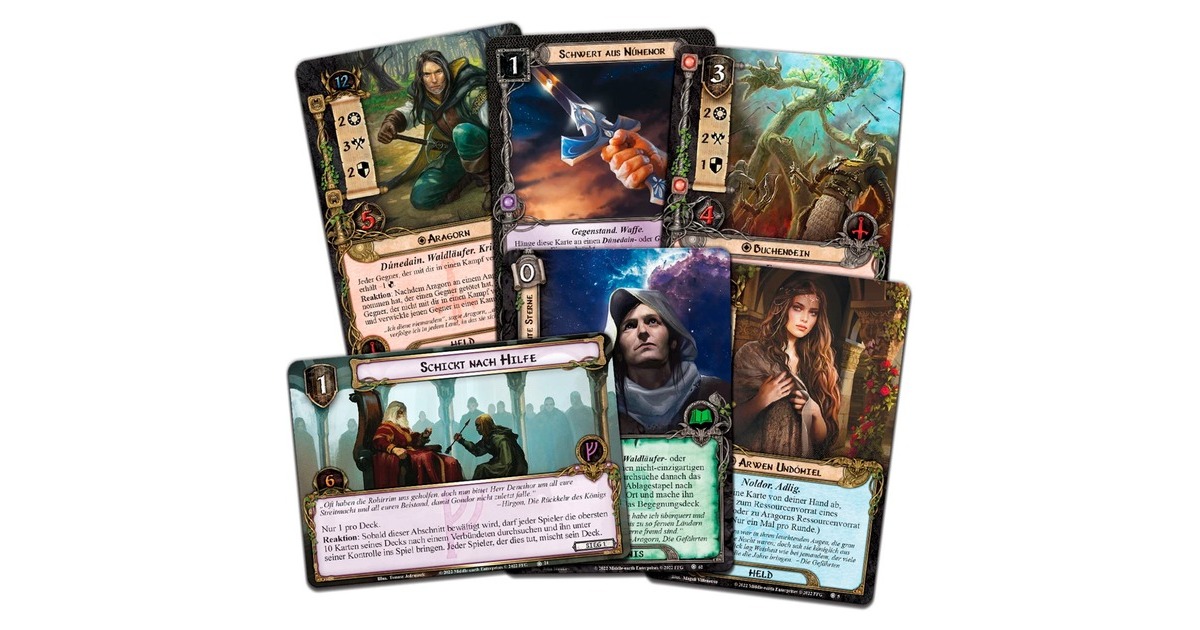 Asmodee Der Herr der Ringe: Das Kartenspiel - Angmar erwacht(Helden-Erweiterung)