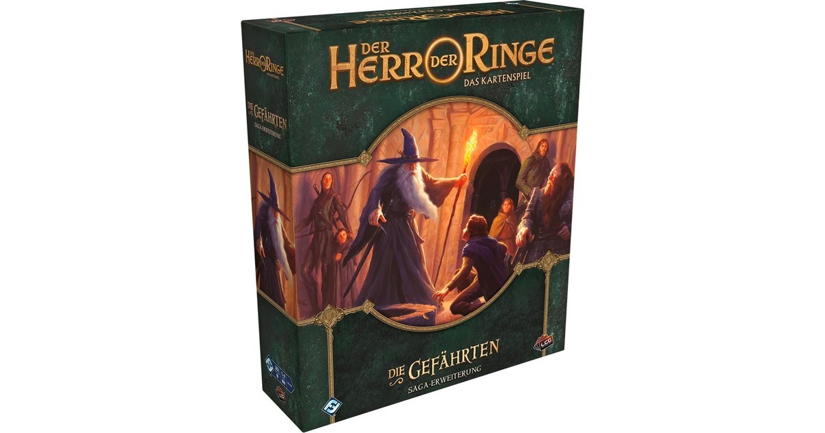 Asmodee Der Herr der Ringe: Das Kartenspiel - Die Gefährten (Saga-Erweiterung)