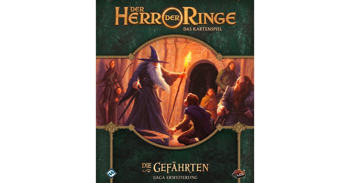 Asmodee Der Herr der Ringe: Das Kartenspiel - Die Gefährten (Saga-Erweiterung)