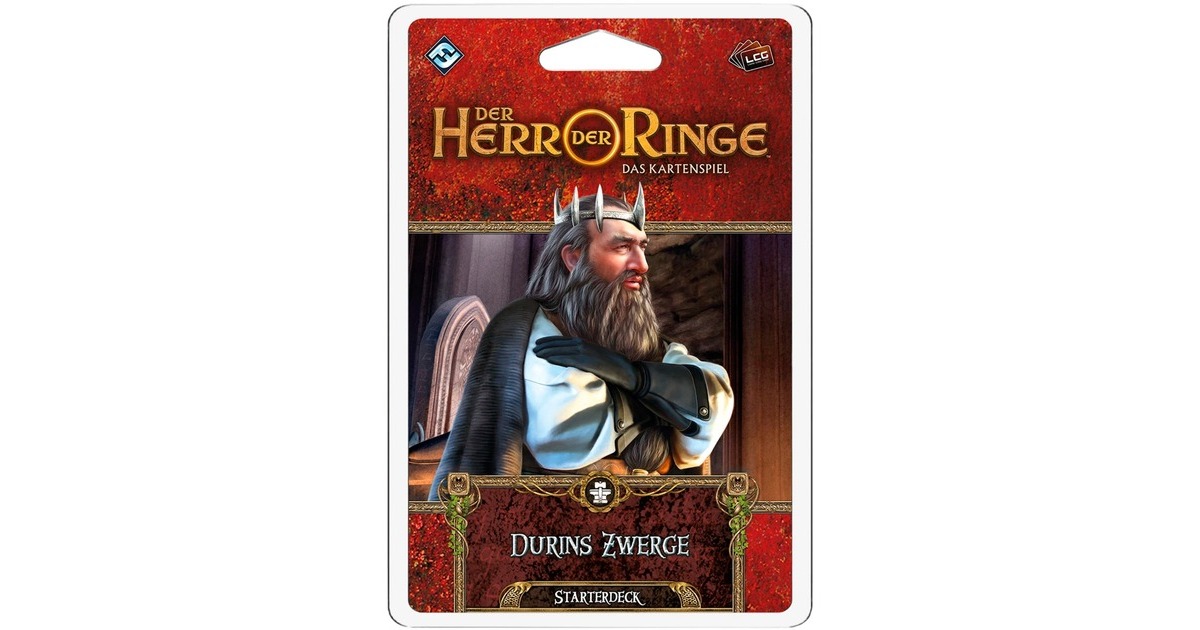 Asmodee Der Herr der Ringe: Das Kartenspiel - Durins Zwerge Starterdeck(Erweiterung)