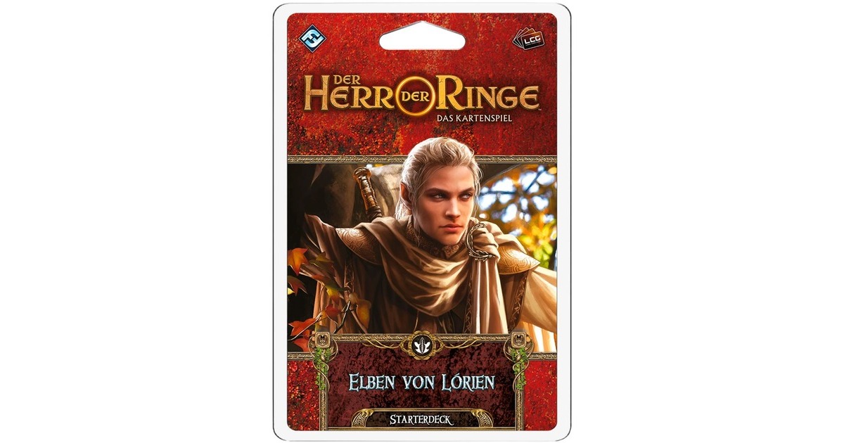 Asmodee Der Herr der Ringe: Das Kartenspiel - Elben von Lórien Starterdeck(Erweiterung)