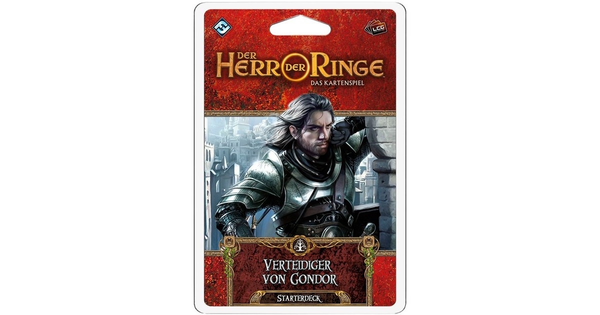 Asmodee Der Herr der Ringe: Das Kartenspiel - Verteidiger von Gondor Starterdeck(Erweiterung)