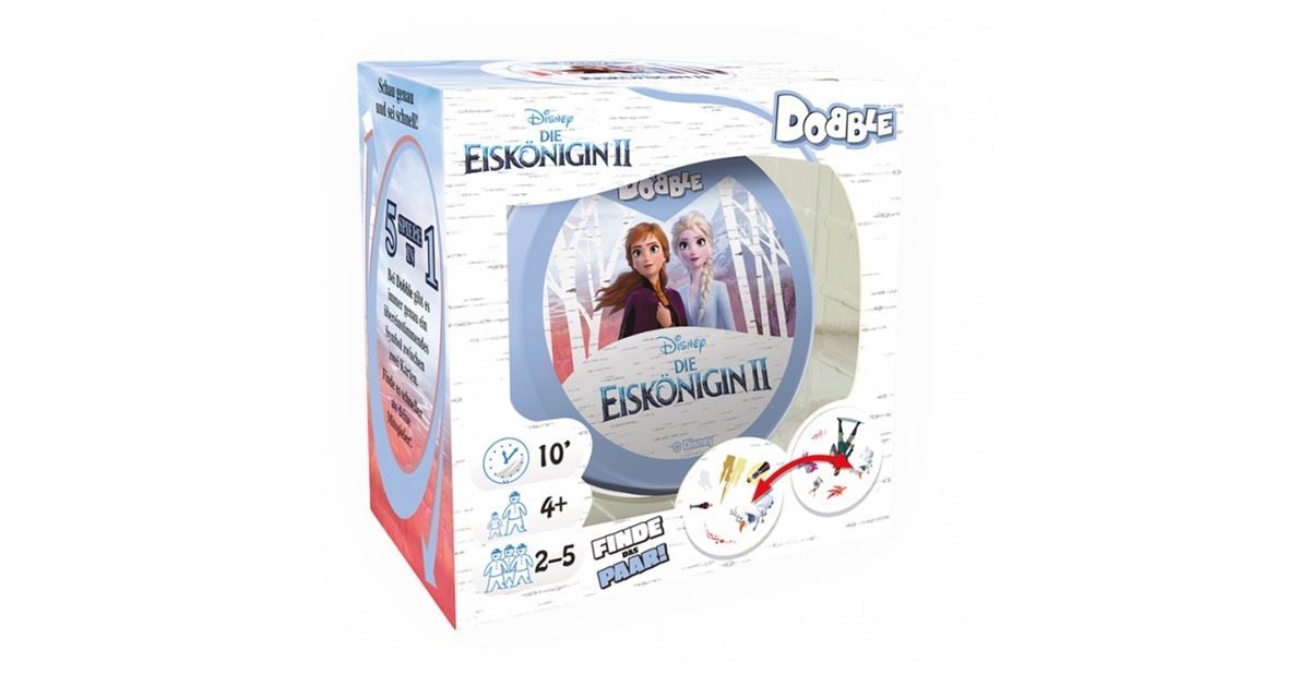 Asmodee Dobble Disney Frozen II, Kartenspiel