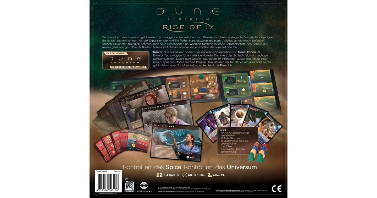 Asmodee Dune: Imperium - Rise of Ix, Brettspiel(Erweiterung)