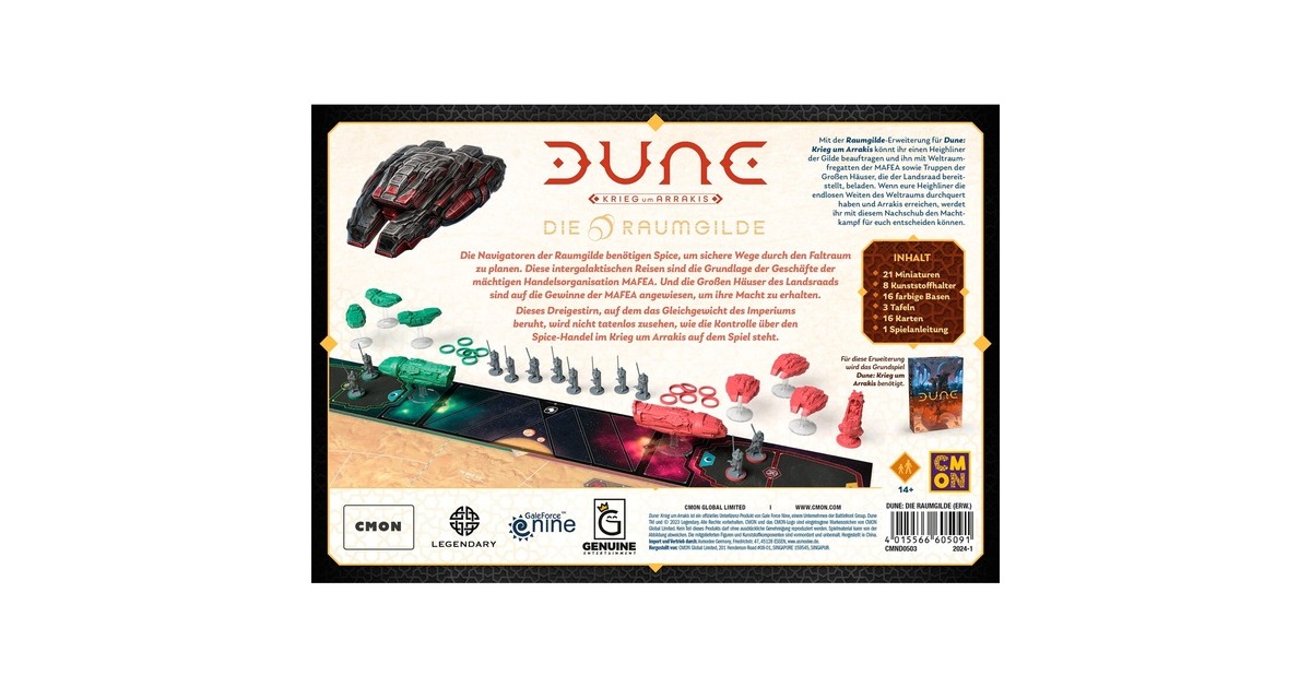 Asmodee Dune: Krieg um Arrakis - Die Raumgilde, Brettspiel(Erweiterung)