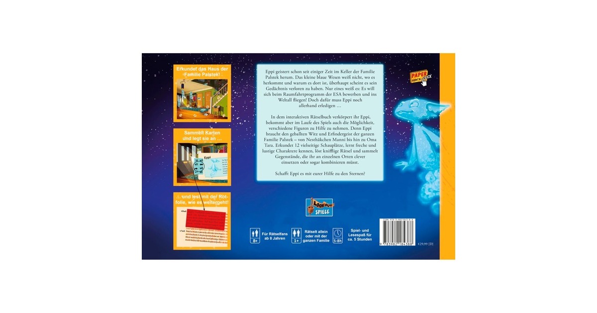 Asmodee Eppi Teil 1: Das Weltall ruft, Rätselspiel