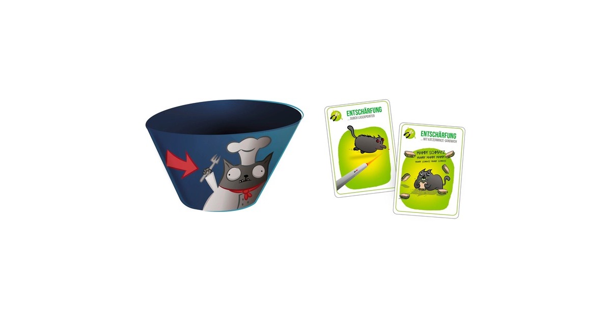 Asmodee Exploding Kittens - Recipes for Disaster, Kartenspiel