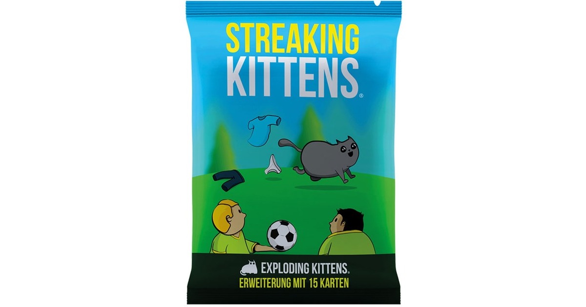 Asmodee Exploding Kittens - Streaking Kitten, Kartenspiel