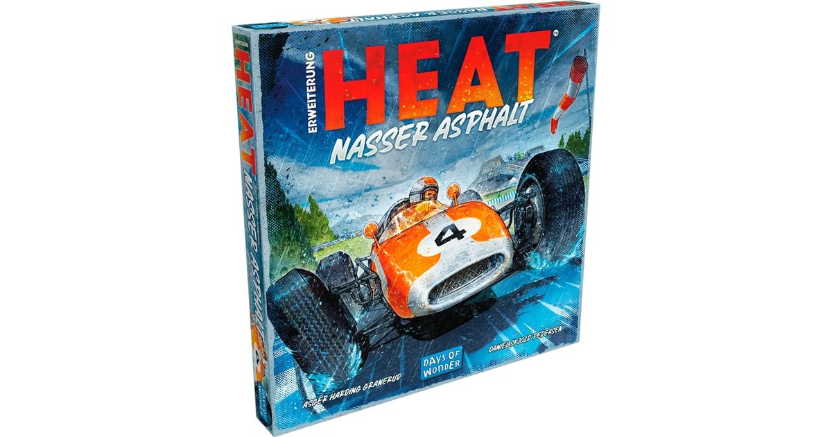 Asmodee Heat - Nasser Asphalt, Brettspiel(Erweiterung)