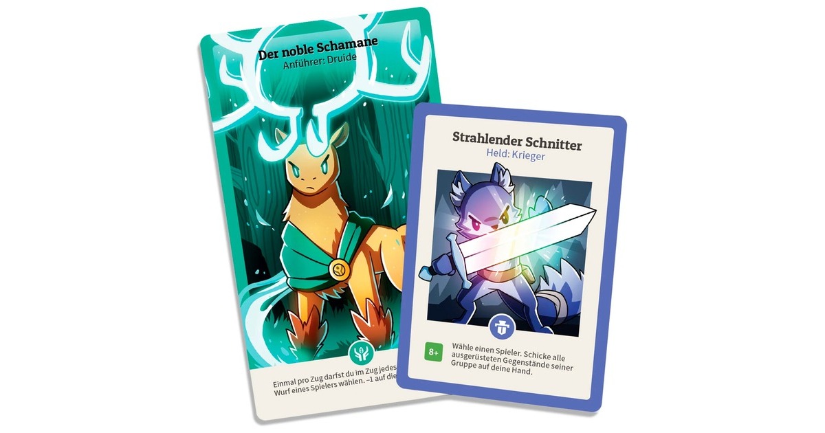 Asmodee Here to Slay - Krieger & Druiden, Kartenspiel(Erweiterung)