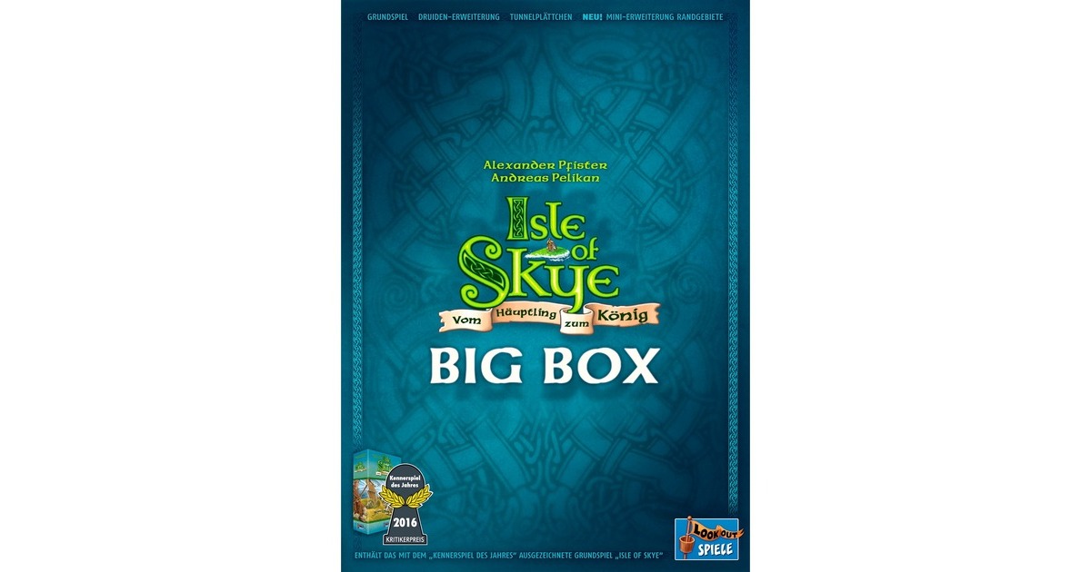 Asmodee Isle of Skye Big Box, Brettspiel
