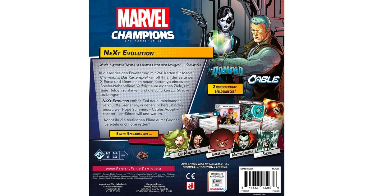 Asmodee Marvel Champions: Das Kartenspiel - NeXt Evolution(Erweiterung)