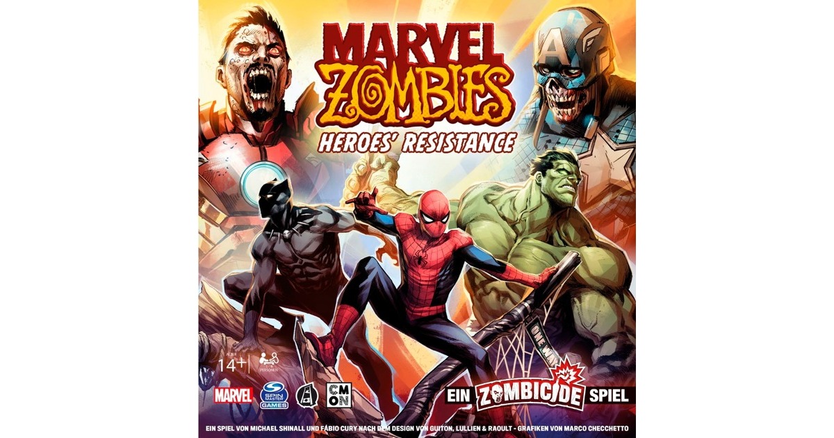 Asmodee Marvel Zombies Heroes' Resistance - Ein Zombicide-Spiel, Brettspiel