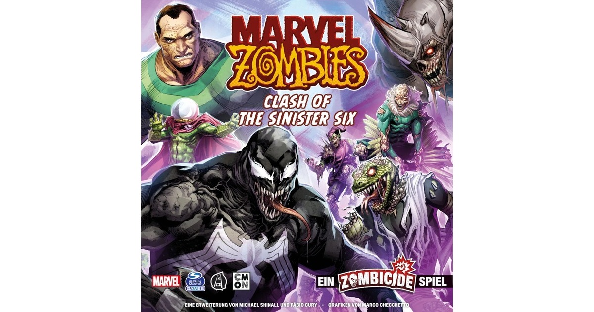 Asmodee Marvel Zombies - Clash of the Sinister Six, Kartenspiel(Erweiterung)