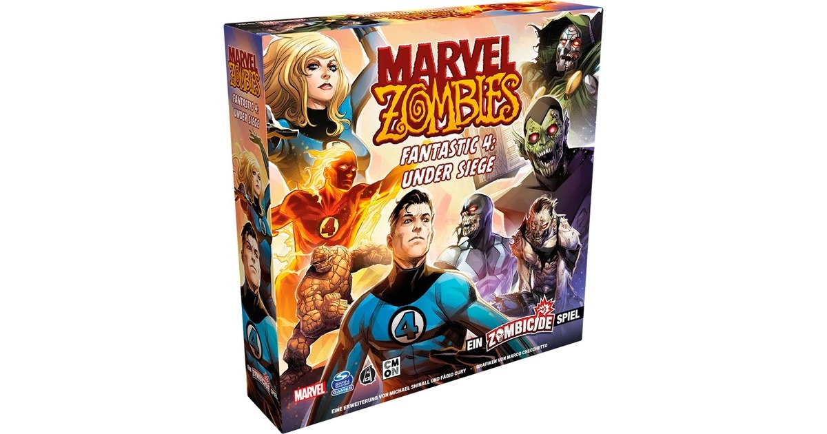 Asmodee Marvel Zombies - Fantastic 4 Under Siege, Kartenspiel(Erweiterung) Asmodee Marvel Zombies - Fantastic 4 Under Siege, Kartenspiel(Erweiterung)