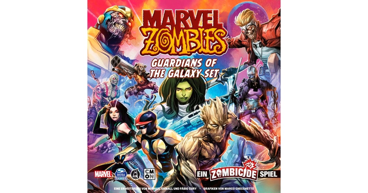Asmodee Marvel Zombies - Guardians of the Galaxy Set, Kartenspiel(Erweiterung)