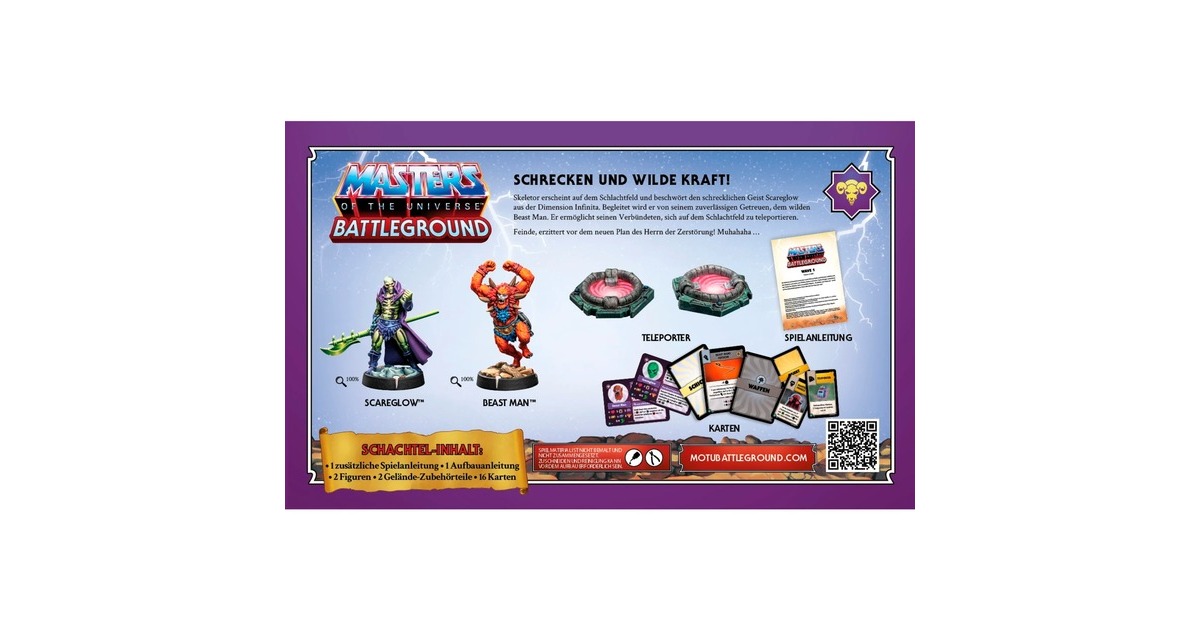 Asmodee Masters of the Universe: Battleground Wave 1 - Evil Warriors-Fraktion, Brettspiel(Erweiterung)