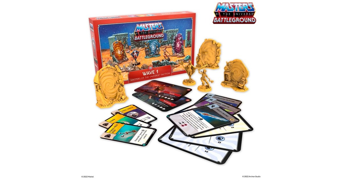 Asmodee Masters of the Universe: Battleground Wave 1 - Master of the Universe-Fraktion, Brettspiel(Erweiterung)