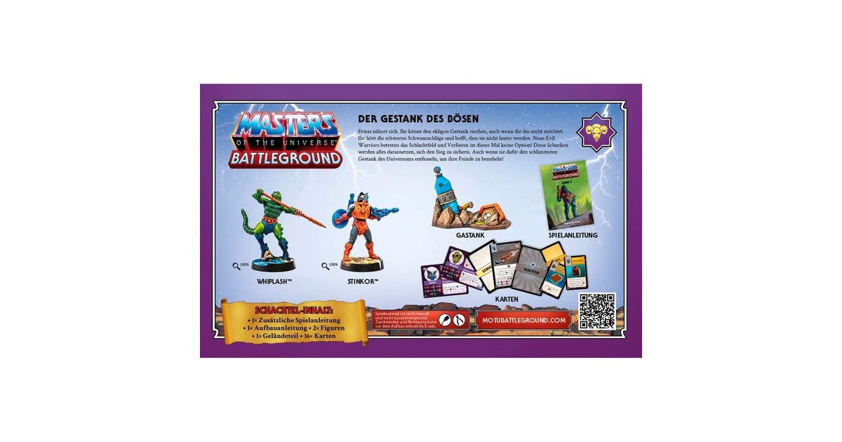 Asmodee Masters of the Universe: Battleground Wave 3 - Evil Warriors-Fraktion, Brettspiel(Erweiterung)