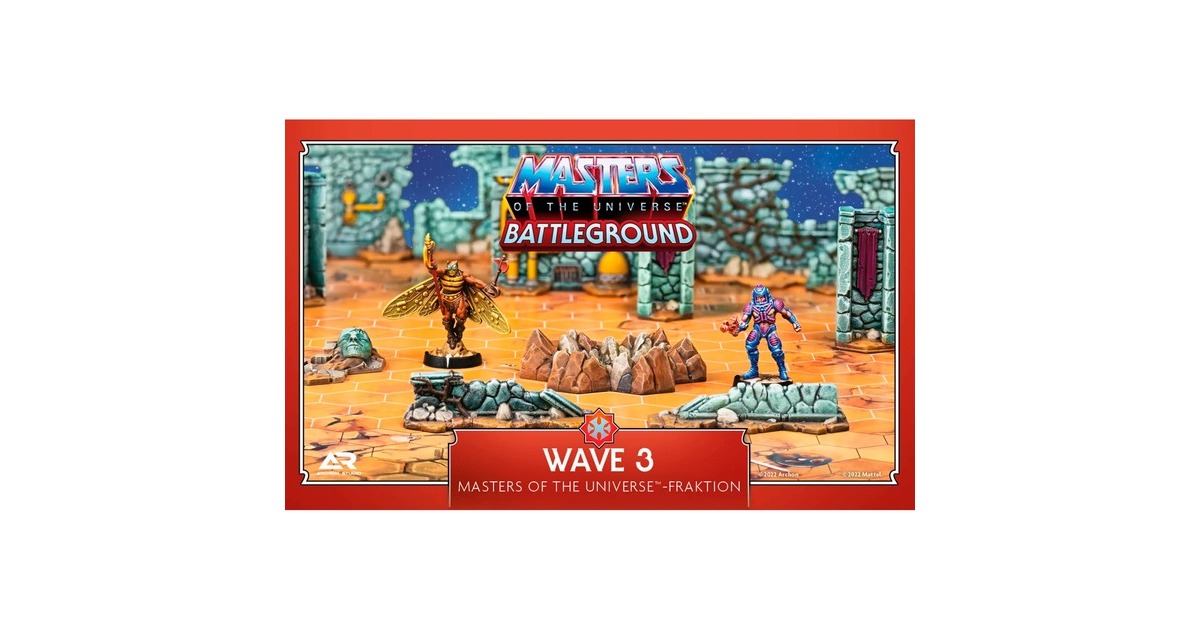 Asmodee Masters of the Universe: Battleground Wave 3 - Masters of the Universe-Fraktion, Brettspiel(Erweiterung)