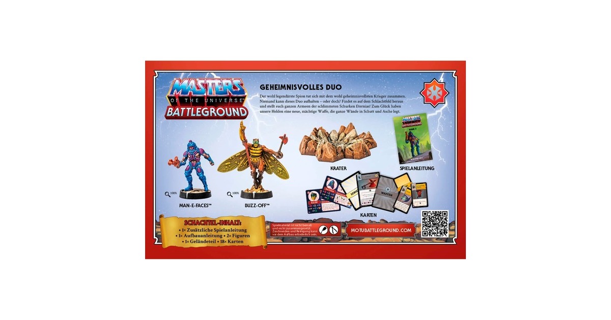 Asmodee Masters of the Universe: Battleground Wave 3 - Masters of the Universe-Fraktion, Brettspiel(Erweiterung)