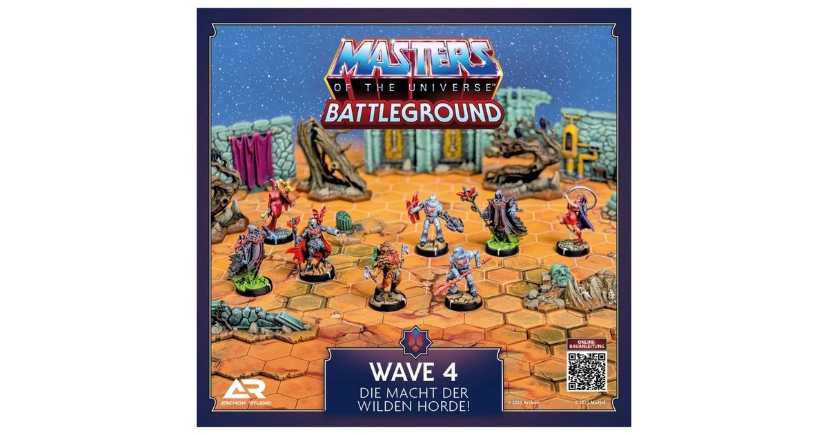 Asmodee Masters of the Universe: Battleground Wave 4 - Die Macht der Wilden Horde, Brettspiel(Erweiterung)