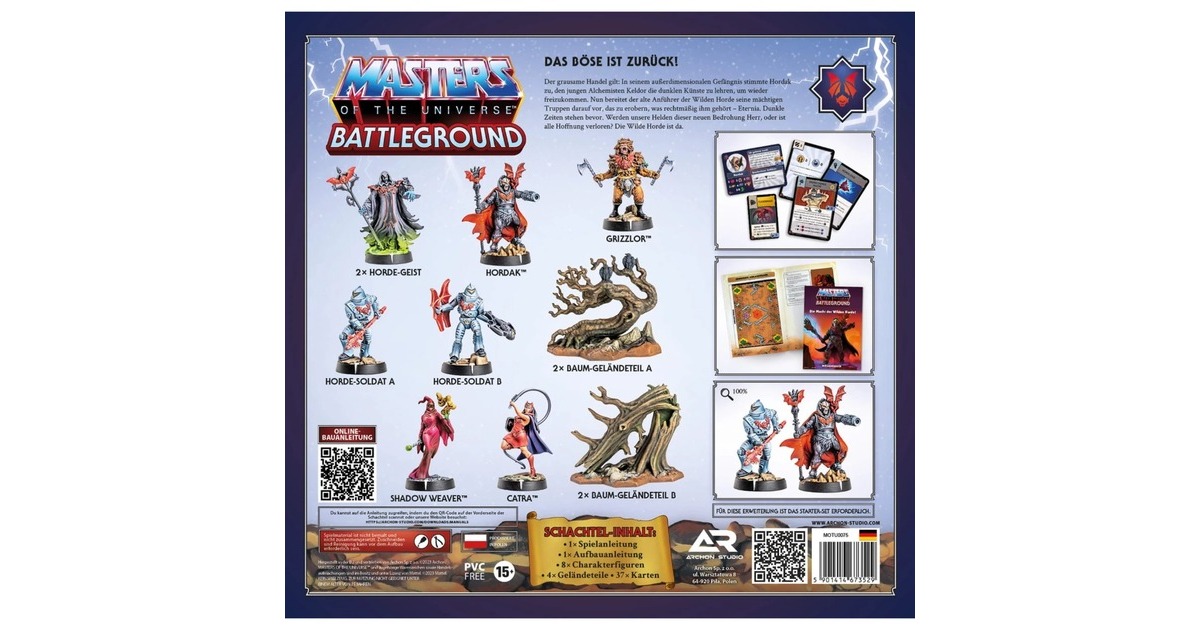 Asmodee Masters of the Universe: Battleground Wave 4 - Die Macht der Wilden Horde, Brettspiel(Erweiterung)