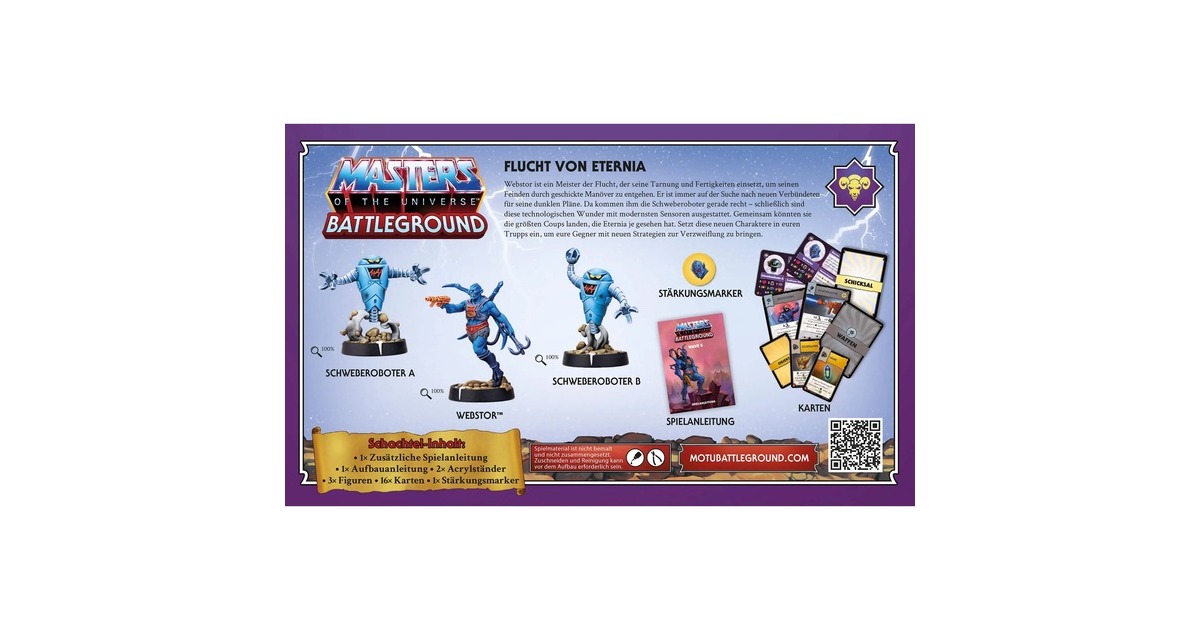 Asmodee Masters of the Universe: Battleground Wave 5 - Evil Warriors-Fraktion, Brettspiel(Erweiterung)