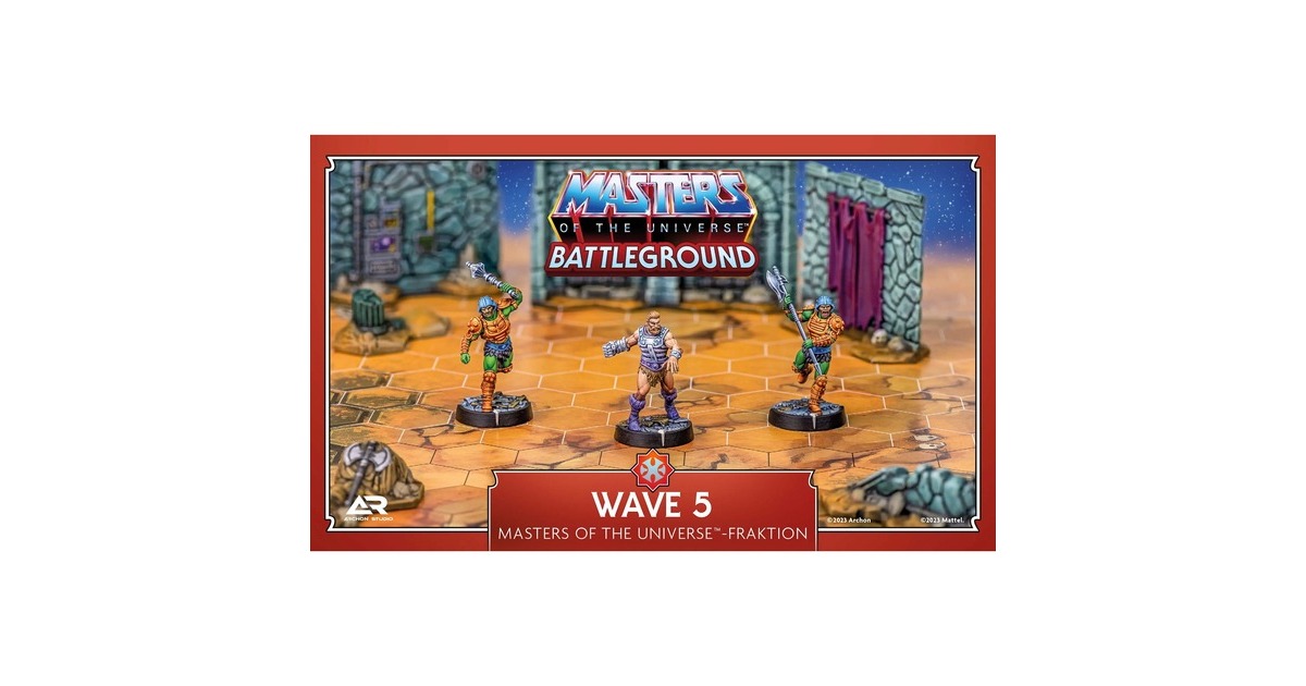 Asmodee Masters of the Universe: Battleground Wave 5 - Masters of the Universe, Brettspiel(Erweiterung)