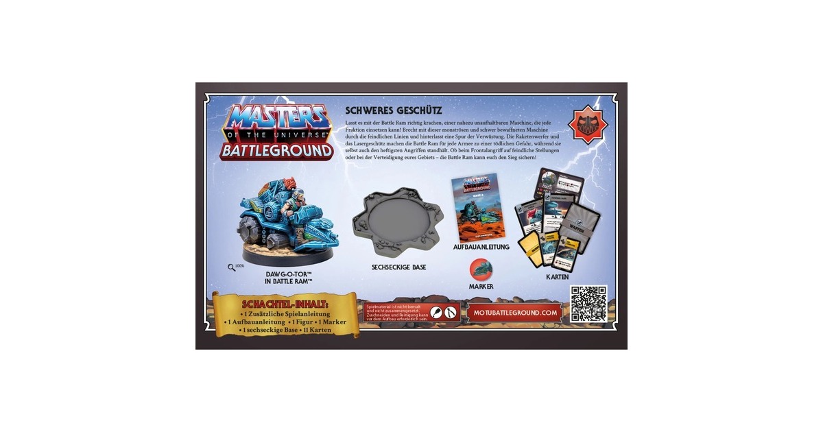 Asmodee Masters of the Universe: Battleground Wave 6 - Fighting Foe Men Faction, Brettspiel(Erweiterung)