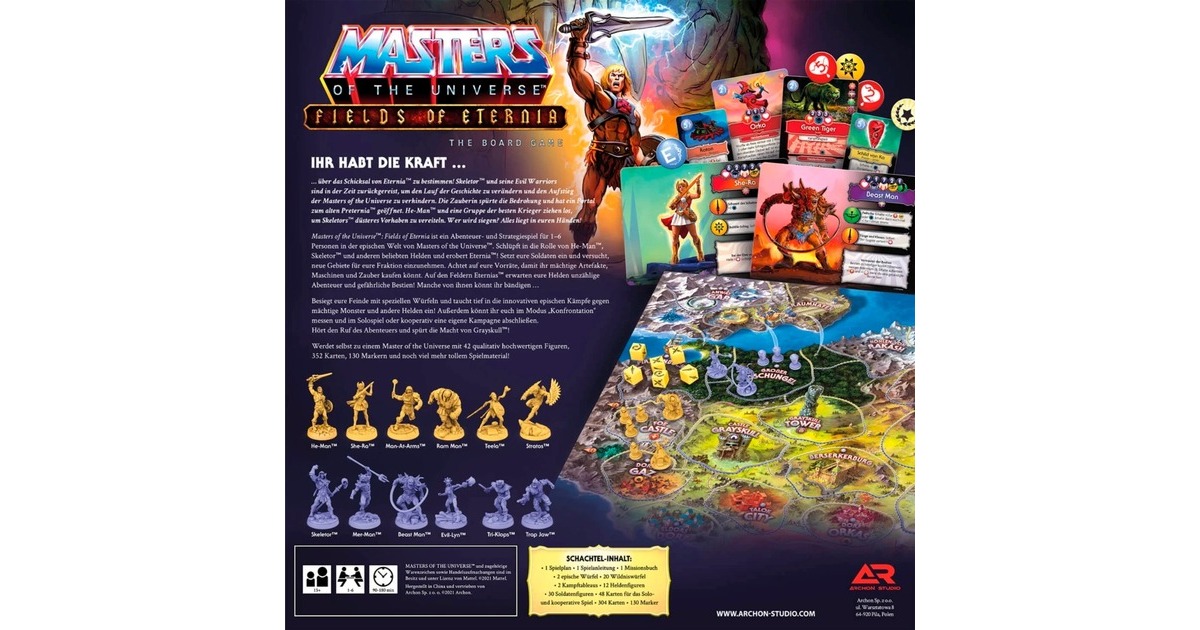 Asmodee Masters of the Universe - Fields of Eternia, Brettspiel