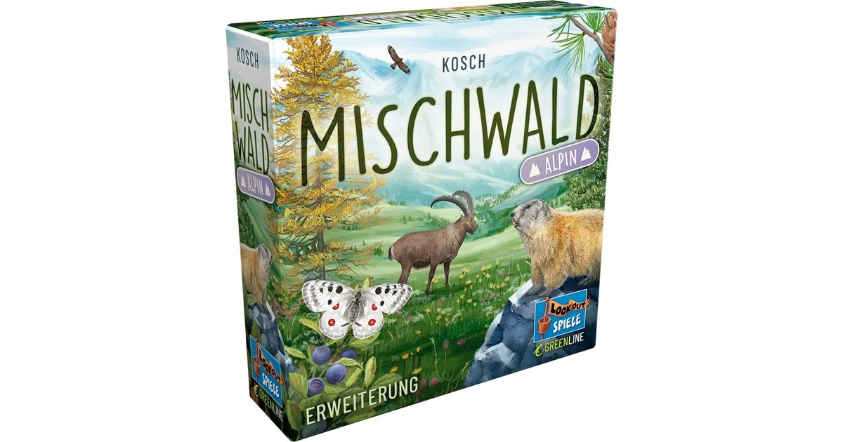 Asmodee Mischwald - Alpin, Kartenspiel(Erweiterung)