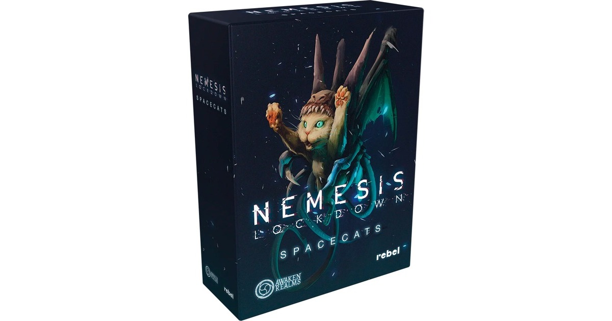Asmodee Nemesis: Lockdown - Spacecats, Brettspiel(Sammler-Erweiterung)