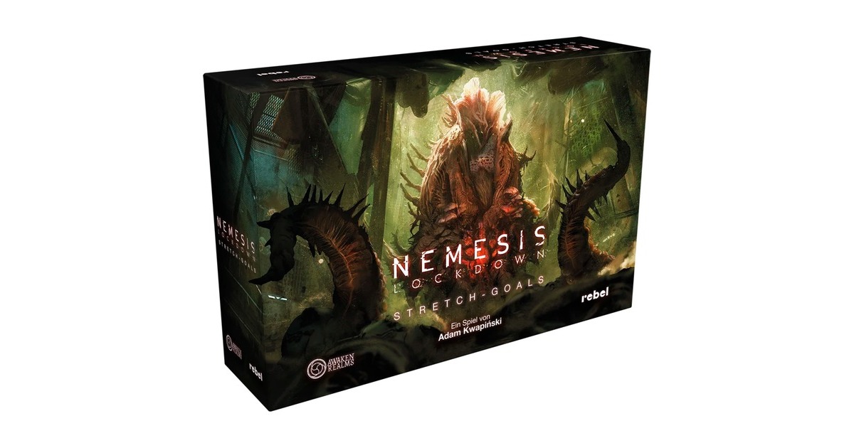 Asmodee Nemesis: Lockdown - Stretch-Goals, Brettspiel(Erweiterung)