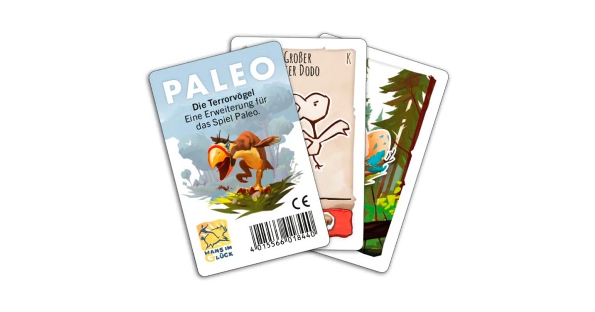 Asmodee Paleo - Die Terrorvögel, Brettspiel(Erweiterung)