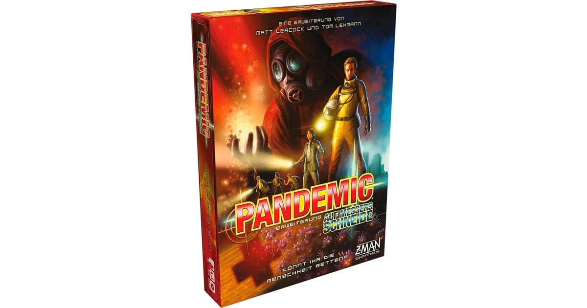Asmodee Pandemic - Auf Messers Schneide, Brettspiel(Erweiterung)