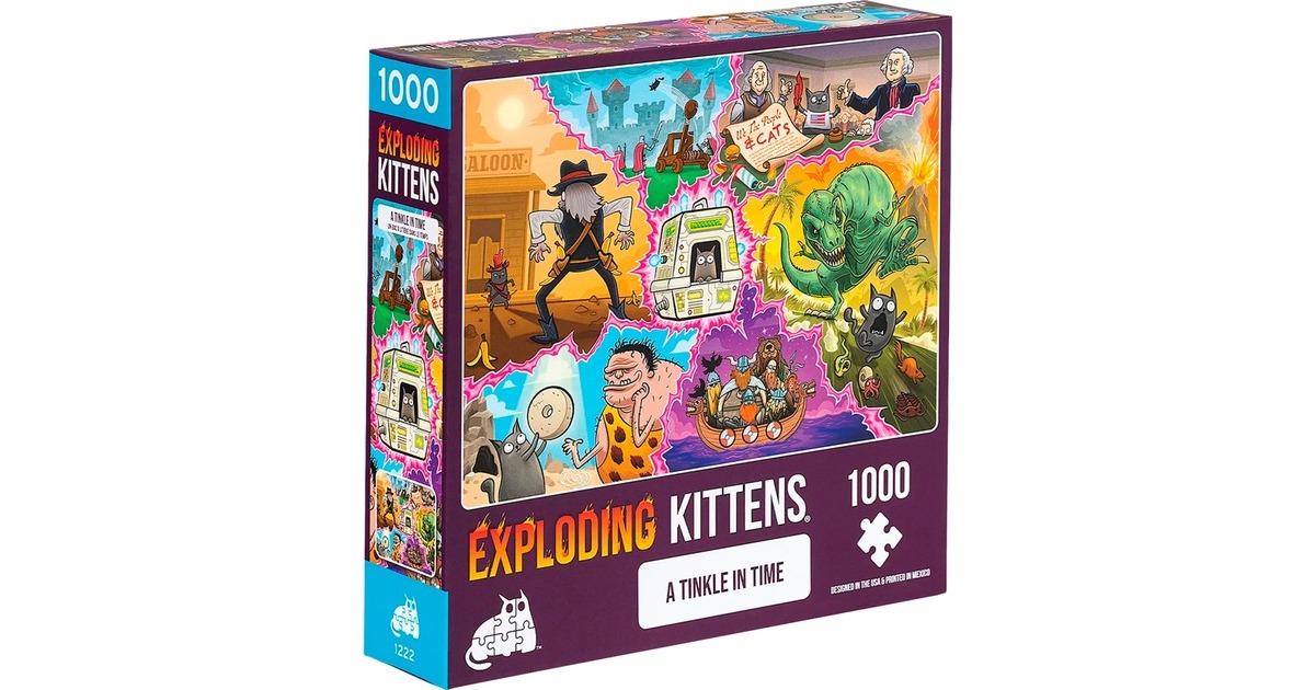 Asmodee Puzzle Exploding Kittens - A Tinkle in Time(1000 Teile)