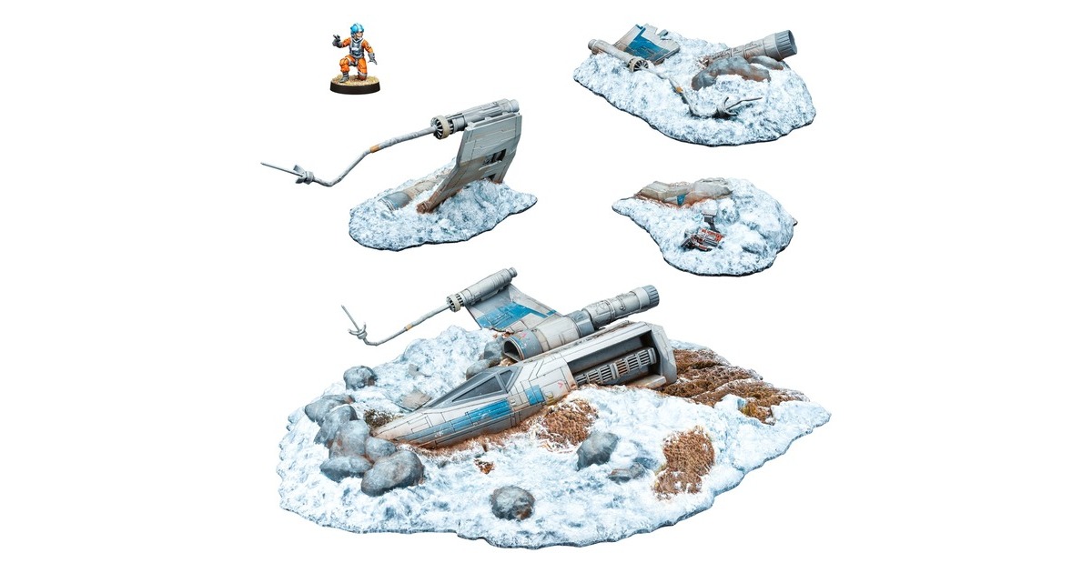 Asmodee Star Wars: Legion - Abgestürzter X-Flügler, Tabletop(Erweiterung)