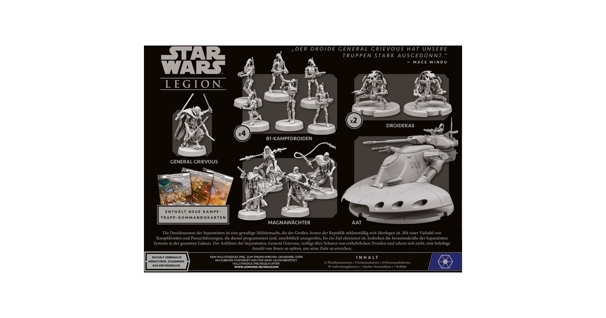 Asmodee Star Wars: Legion - Separatisten-Eroberer, Tabletop(Erweiterung)