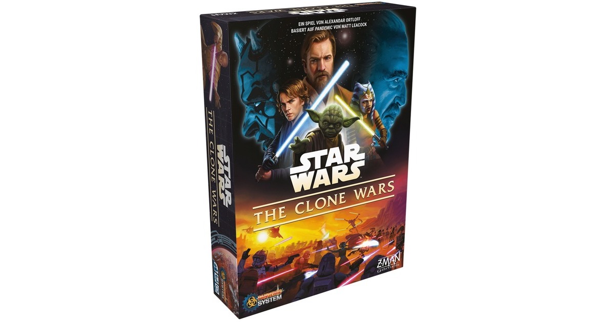 Asmodee Star Wars: The Clone Wars, Brettspiel(Pandemic System)