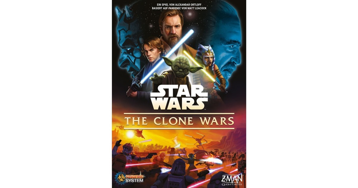 Asmodee Star Wars: The Clone Wars, Brettspiel(Pandemic System)