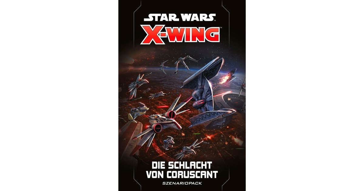 Asmodee Star Wars: X-Wing 2. Edition - Die Schlacht von Coruscant, Tabletop(Erweiterung)