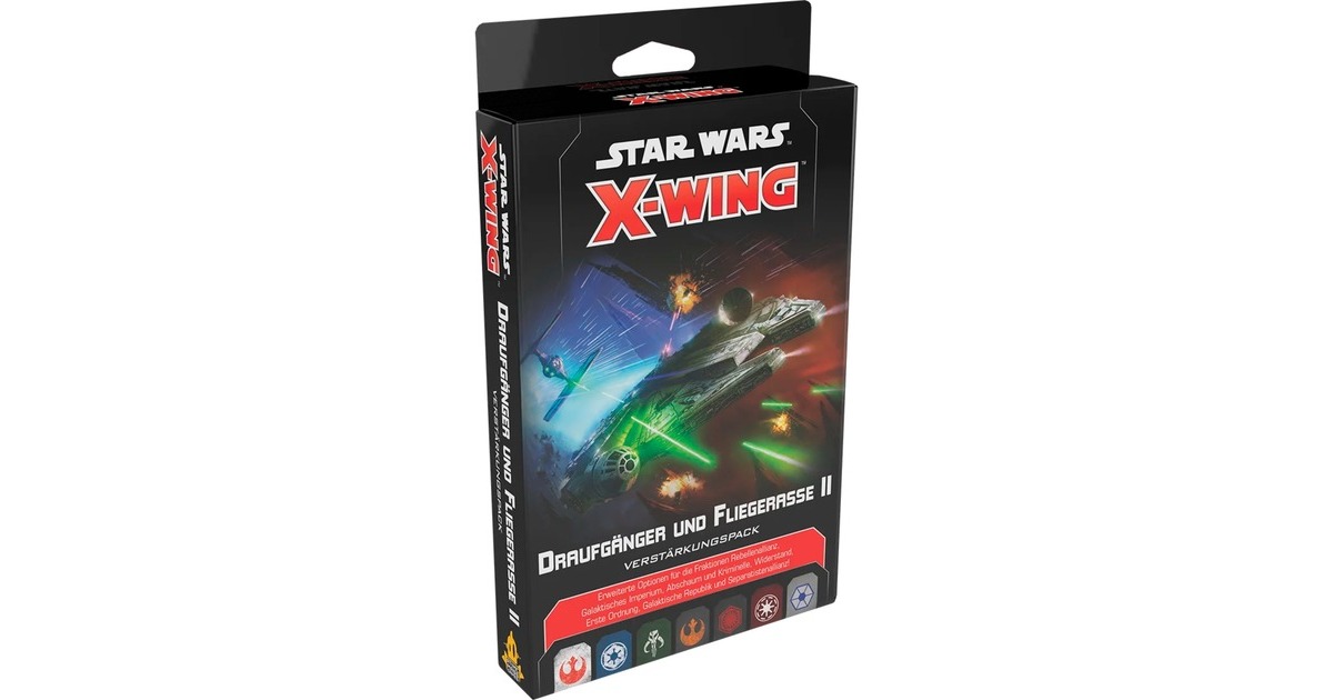Asmodee Star Wars: X-Wing 2. Edition - Draufgänger und Fliegerasse II, Tabletop(Erweiterung) Asmodee Star Wars: X-Wing 2. Edition - Draufgänger und Fliegerasse II, Tabletop(Erweiterung)