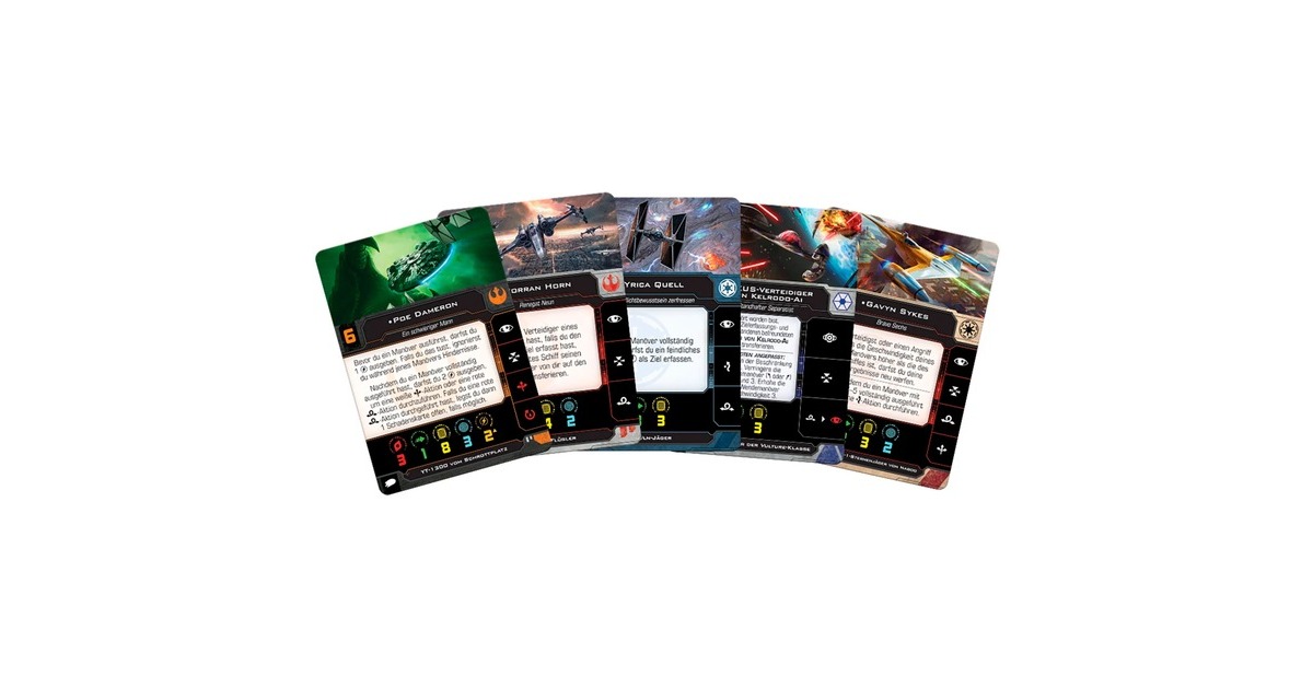 Asmodee Star Wars: X-Wing 2. Edition - Draufgänger und Fliegerasse II, Tabletop(Erweiterung)