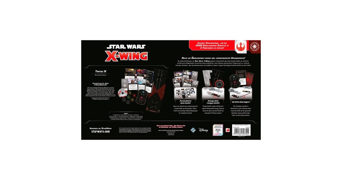 Asmodee Star Wars: X-Wing 2. Edition - Tantive IV, Tabletop(Erweiterung)