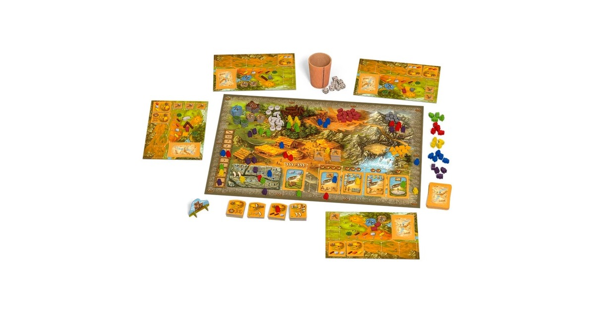 Asmodee Stone Age: Das Ziel ist dein Weg, Brettspiel